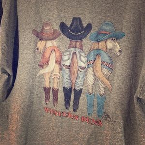 Western Bums T-shirt by Bob Harrison